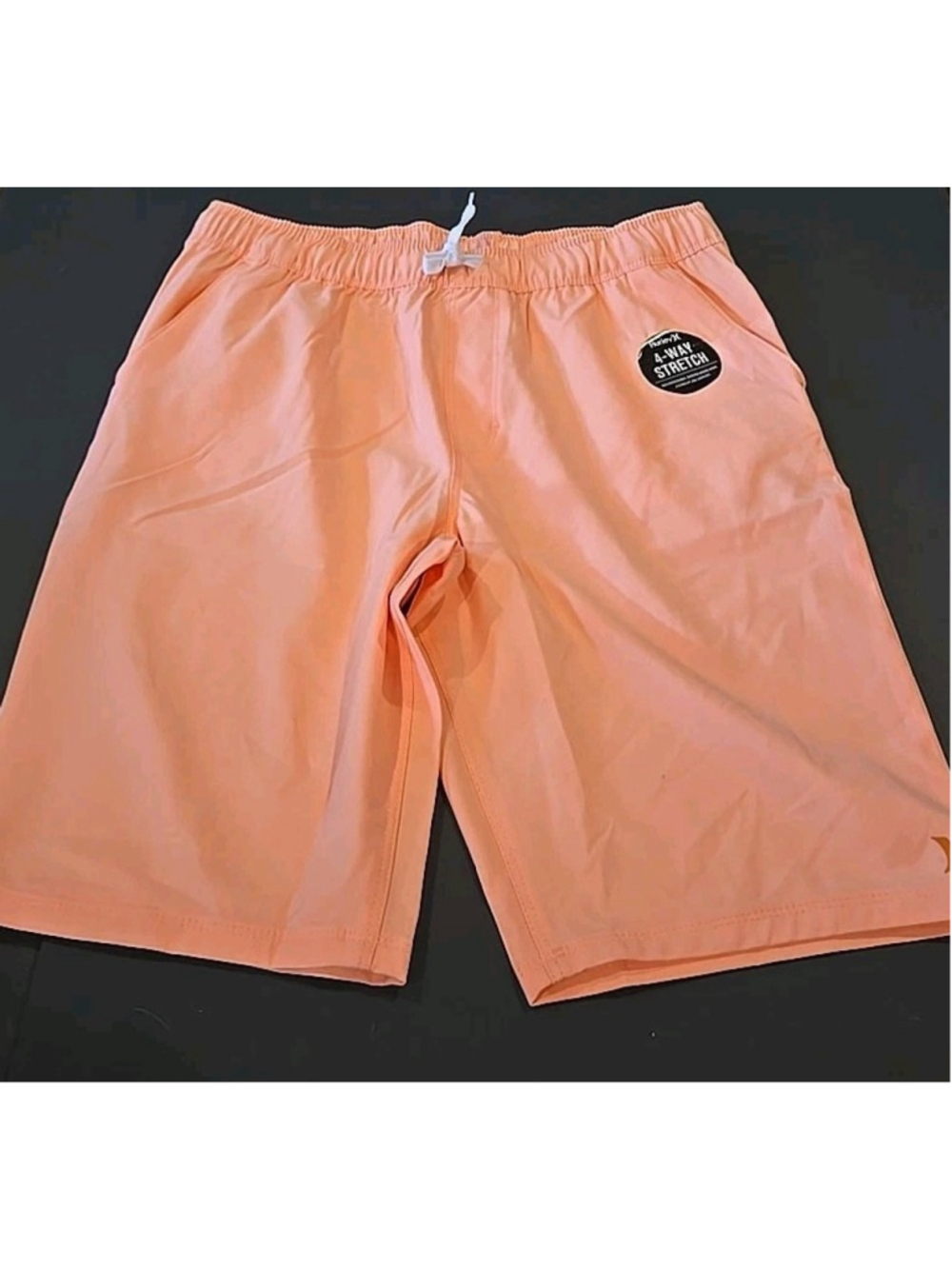 Hurley Boy's Sz Large 4 Way Stretch Shorts 9.5" Inseam Sunset Glow NWT (D-08)
